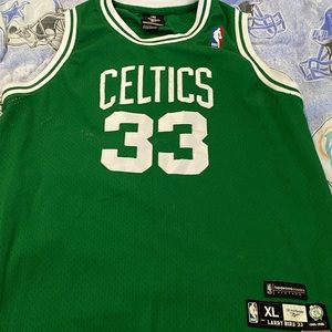 Reebok Hardwood Classics Boys 18-20 Larry Bird #33 Celtics Jersey